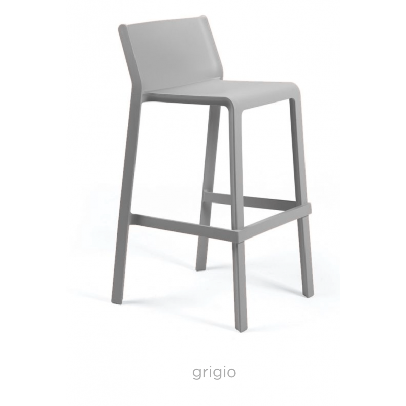 TABOURET BAR DE JARDIN EMPILABLE EN POLYPROPYLÈNE TRILL - Le Chaisier