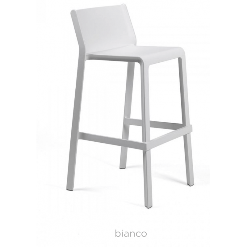 TABOURET BAR DE JARDIN EMPILABLE EN POLYPROPYLÈNE TRILL - Le Chaisier