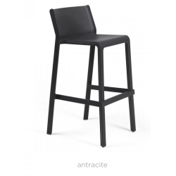 TABOURET BAR DE JARDIN EMPILABLE EN POLYPROPYLÈNE TRILL - Le Chaisier