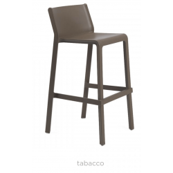 TABOURET BAR DE JARDIN EMPILABLE EN POLYPROPYLÈNE TRILL - Le Chaisier