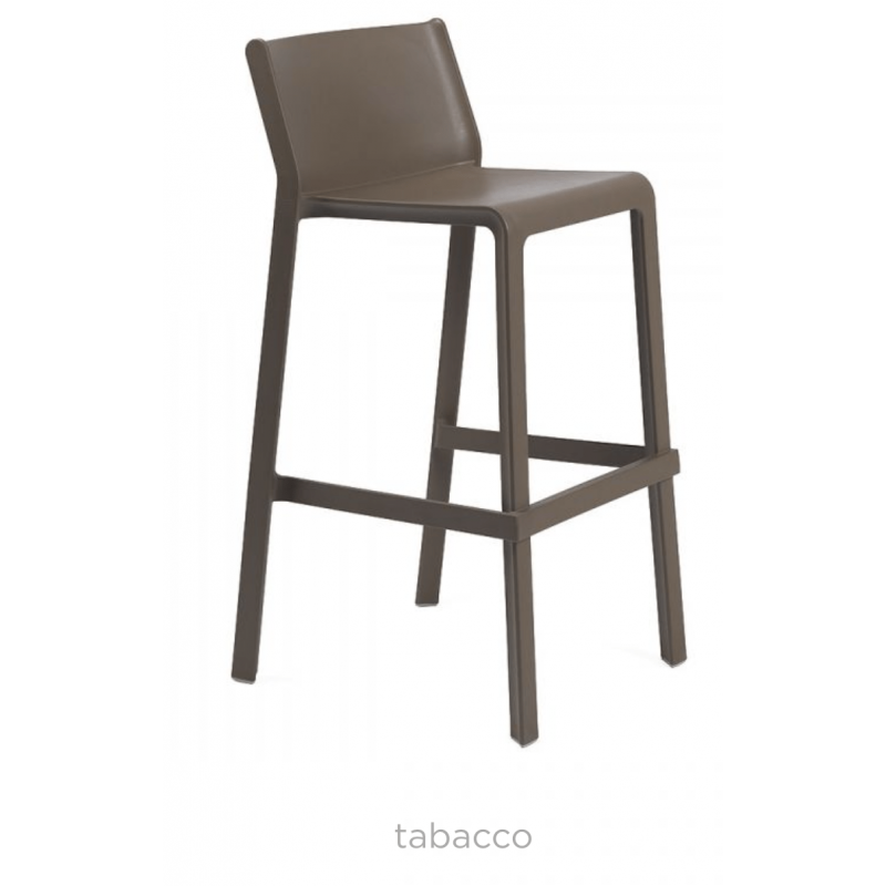 TABOURET BAR DE JARDIN EMPILABLE EN POLYPROPYLÈNE TRILL - Le Chaisier