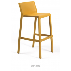 TABOURET BAR DE JARDIN EMPILABLE EN POLYPROPYLÈNE TRILL - Le Chaisier