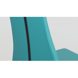 CHAISE DE SALLE A MANGER CONTEMPORAINE CARLA EN SILVERTEX ITALIENNE AIRNOVA