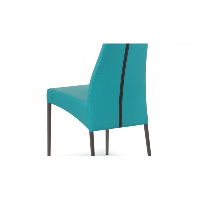 CHAISE DE SALLE A MANGER CONTEMPORAINE CARLA EN SILVERTEX ITALIENNE AIRNOVA