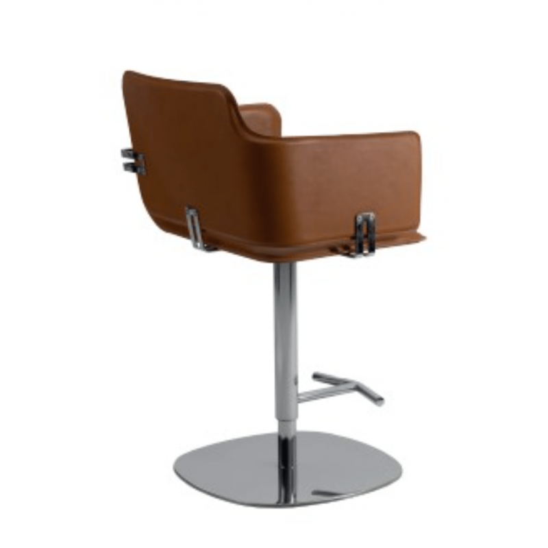 TABOURET AVEC ACCOUDOIRS ITALIEN CONTEMPORAIN EN CUIR RÉGLABLE ET PIVOTANT ARKA SG AIRNOVA