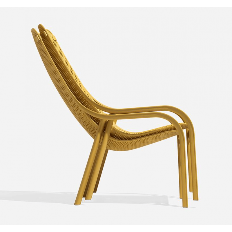 FAUTEUIL DE TERRASSE EMPILABLE NET LOUNGE - Le Chaisier