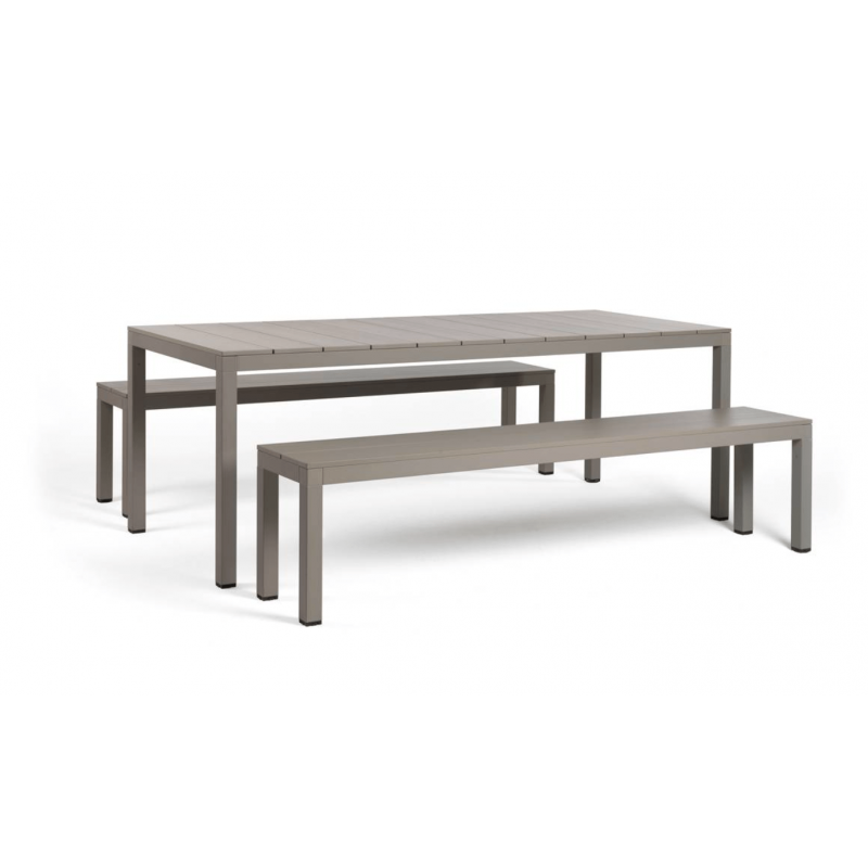 BANC D'EXTÉRIEUR EN ALUMINIUM RIO ITALIEN NARDI