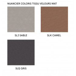 Petit Pouf en Velours Déco Contemporain POF - Le Chaisier