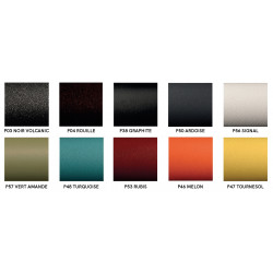 Chaise Française en Métal Contemporaine PLUTON  - Le Chaisier