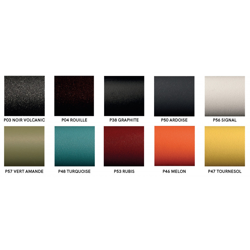 Chaise Française en Métal Contemporaine PLUTON  - Le Chaisier