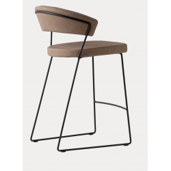 Tabouret Snack Contemporain et Accoudoirs NEW YORK - Le Chaisier