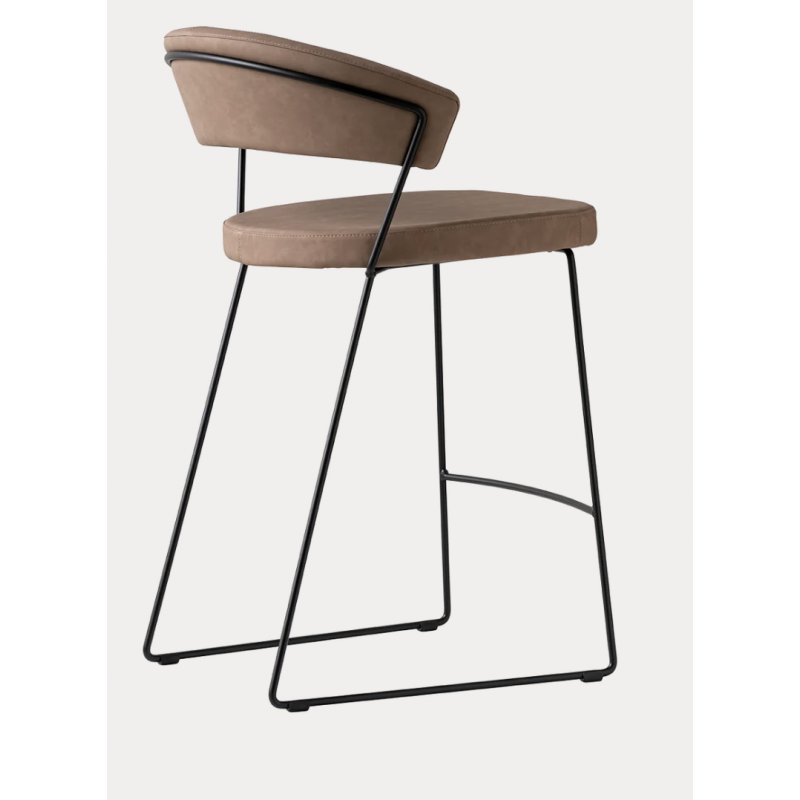 Tabouret Snack Contemporain et Accoudoirs NEW YORK - Le Chaisier