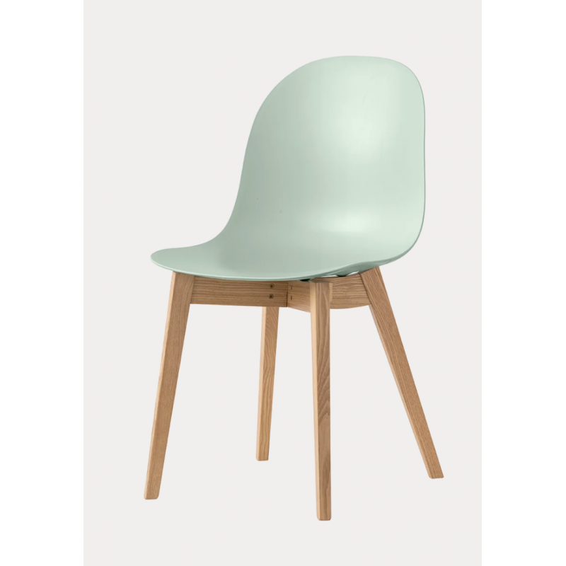 CHAISE SCANDINAVE ACADEMY 1665 BOIS ET POLYPROPYLÈNE