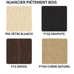 Fauteuil Scandinave en Bois et Polypropylène ACADEMY - Le Chaisier