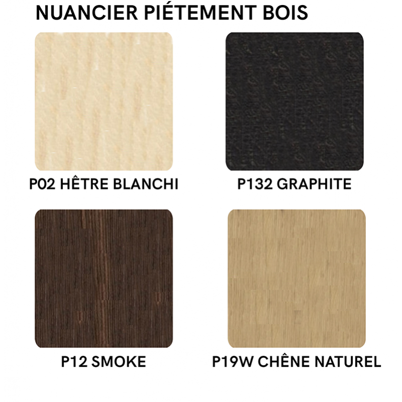 Fauteuil Scandinave en Bois et Polypropylène ACADEMY - Le Chaisier