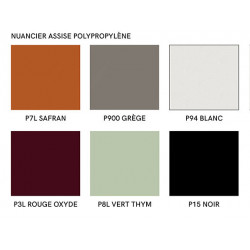 Chaise Ronde en Polypropylène Rétro TUKA - Le Chaisier