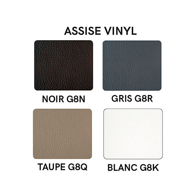 Chaise scandinave Pieds Bois et Vinyle ACADEMY - Le Chaisier