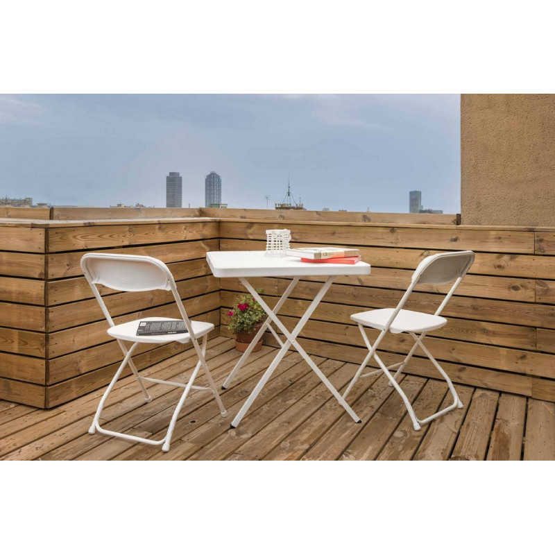 Chaise pliante en métal Alex