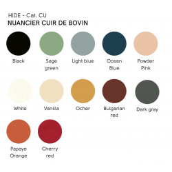 CHAISE HAUTE CONTEMPORAINE EN CUIR DESIGN APELLE - Le Chaisier