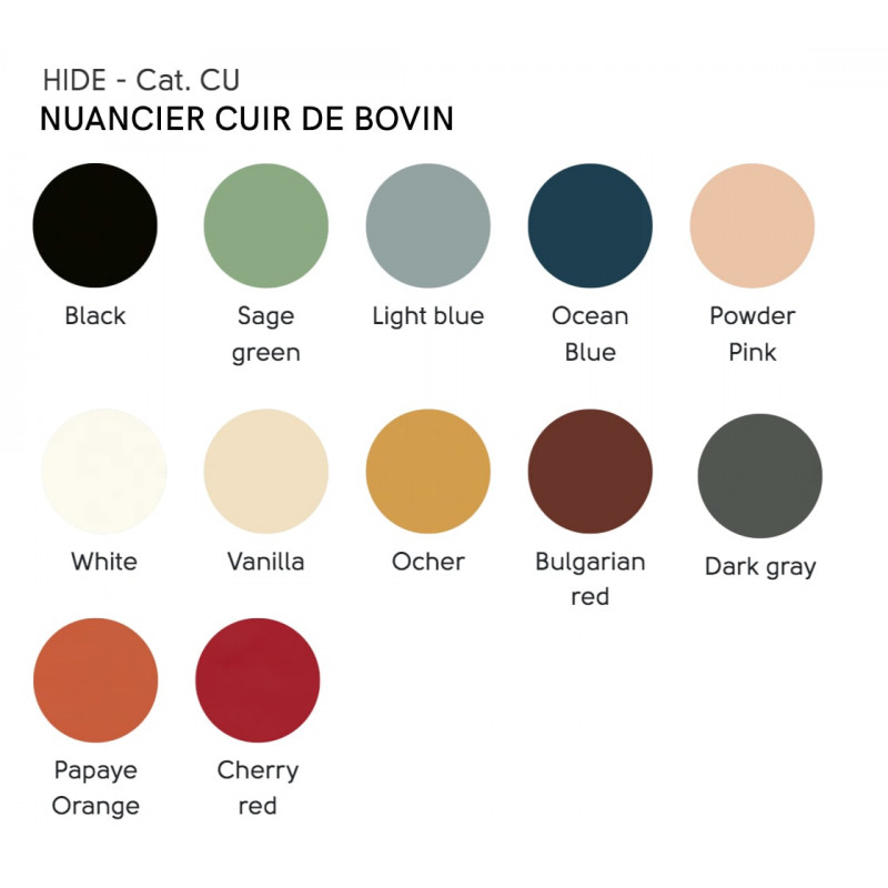 FAUTEUIL DE SALLE À MANGER EN CUIR DESIGN APELLE - Le Chaisier