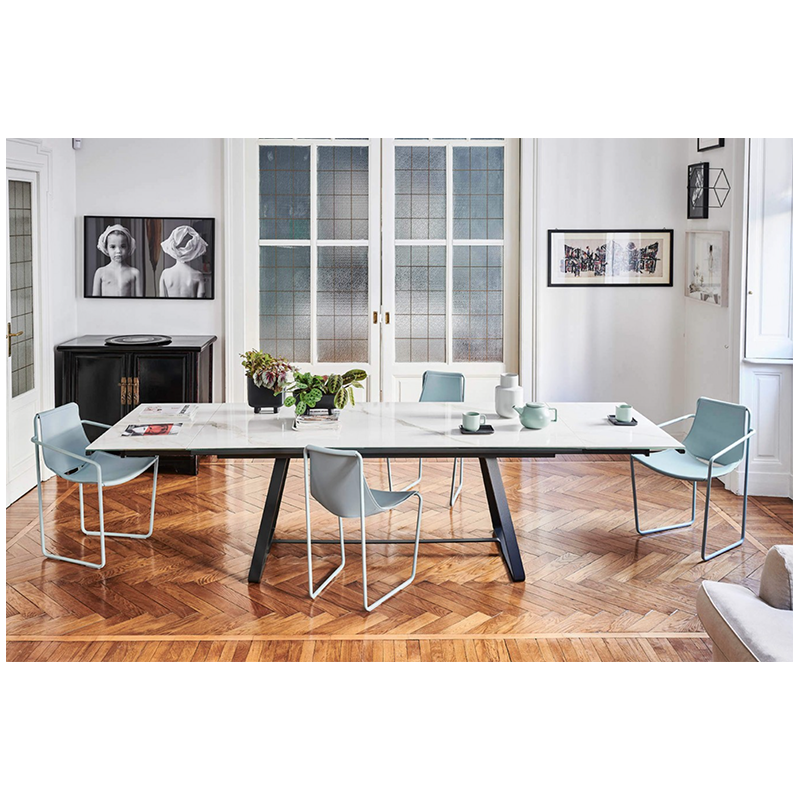 FAUTEUIL DE SALLE À MANGER EN CUIR DESIGN APELLE