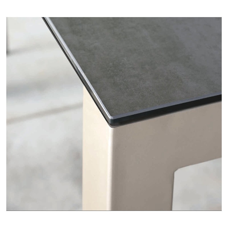 TABLE SNACK EN DEKTON EXTENSIBLE CHAMON HT 90 CM