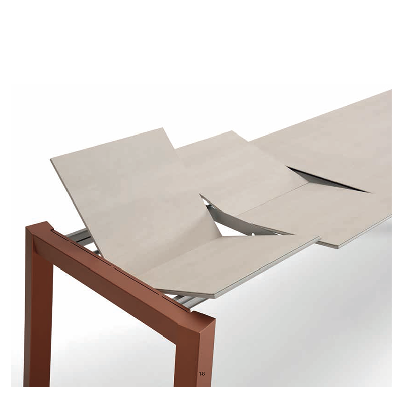 TABLE SNACK EN DEKTON EXTENSIBLE CHAMON HT 90 CM