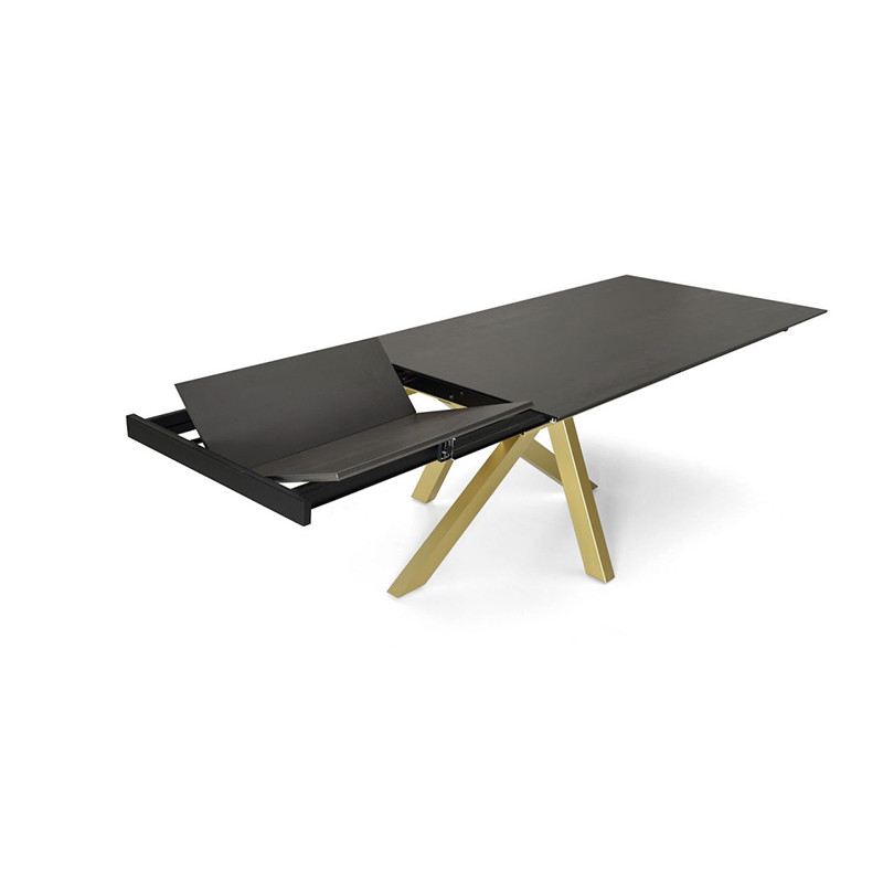 TABLE CONTEMPORAINE EN DEKTON MOON