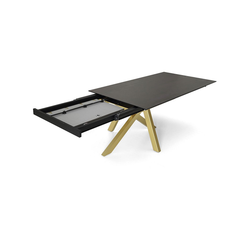 TABLE CONTEMPORAINE EN DEKTON MOON