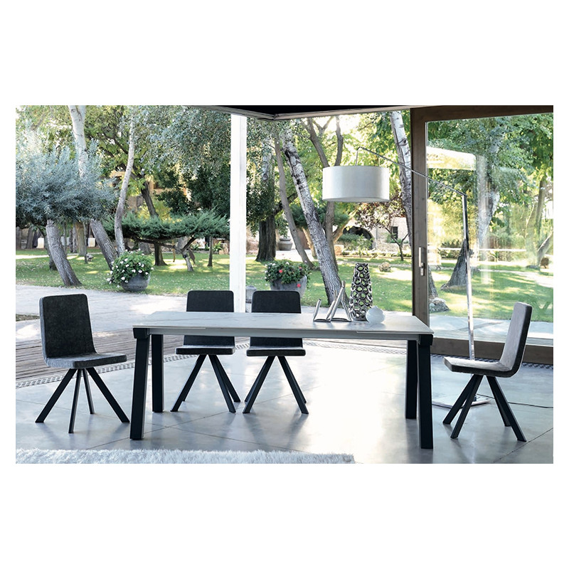 TABLE EN DEKTON NORDIC HT 77 CM