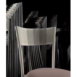 TABOURET DE CUISINE FRANÇAIS EN MÉTAL ÉCUME SNACK