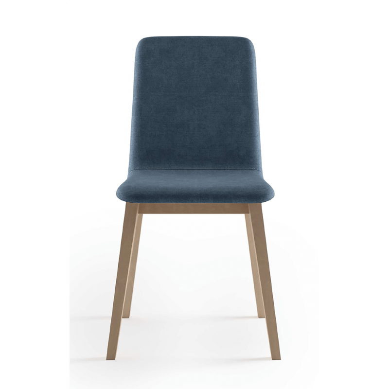 CHAISE DE SALLE À MANGER EN BOIS ET TISSU SANDY