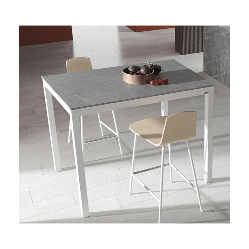 TABLE HAUTE DE CUISINE BAR EN CERAMIQUE LEO HT 105 CM