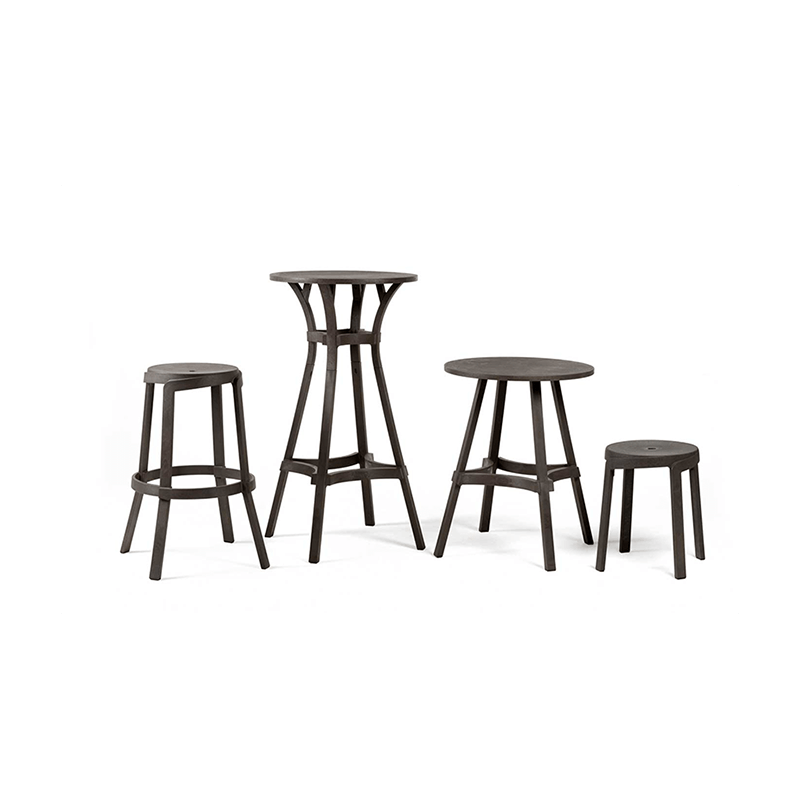 TABOURET DE BAR RECYCLÉ D'EXTÉRIEUR EMPILABLE STACK