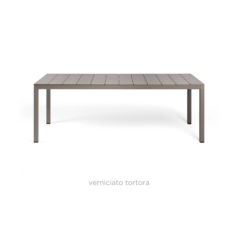 TABLE DE JARDIN FIXE EN ALUMINIUM RIO