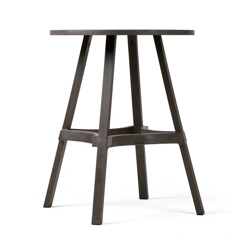 TABLE D'EXTÉRIEUR DEUX HAUTEURS RONDE STACK COMBO EN POLYPROPYLÈNE