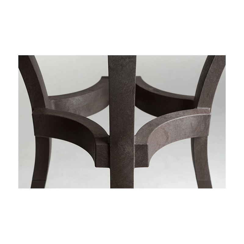 TABLE D'EXTÉRIEUR DEUX HAUTEURS RONDE STACK COMBO EN POLYPROPYLÈNE