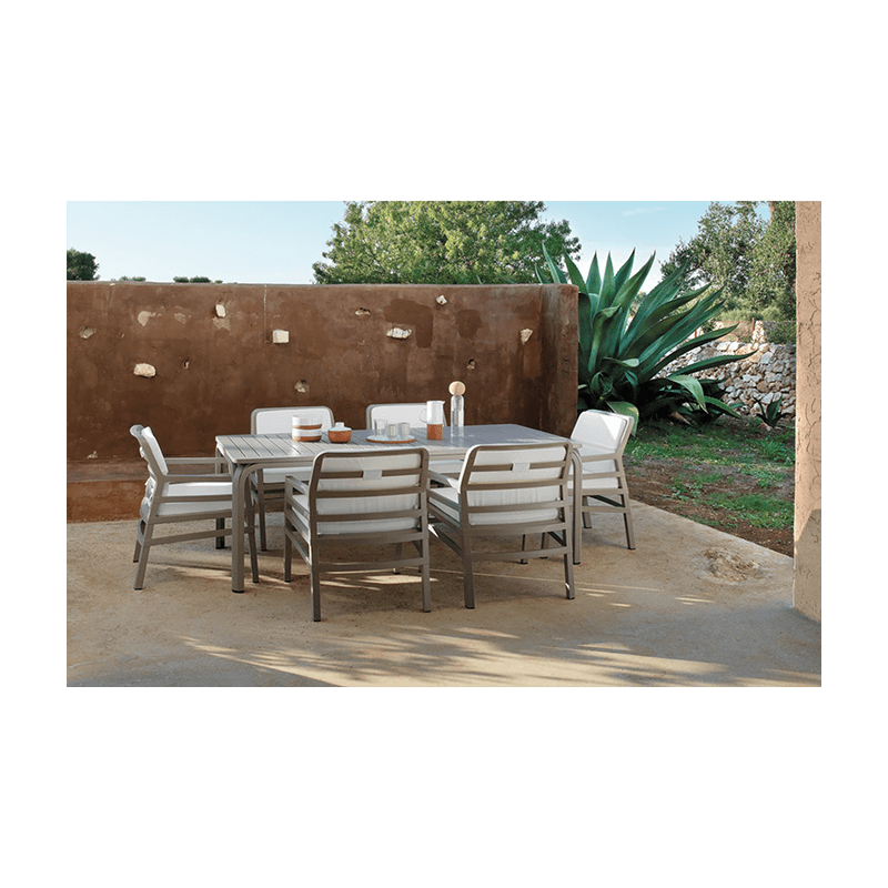 TABLE DE JARDIN EXTENSIBLE EN ALUMINIUM ALLORO