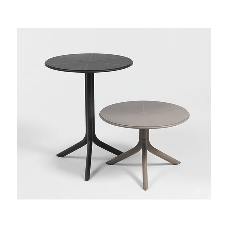 TABLE DE BALCON NOIR 2 HAUTEURS SPRITZ ITALIENNE NARDI