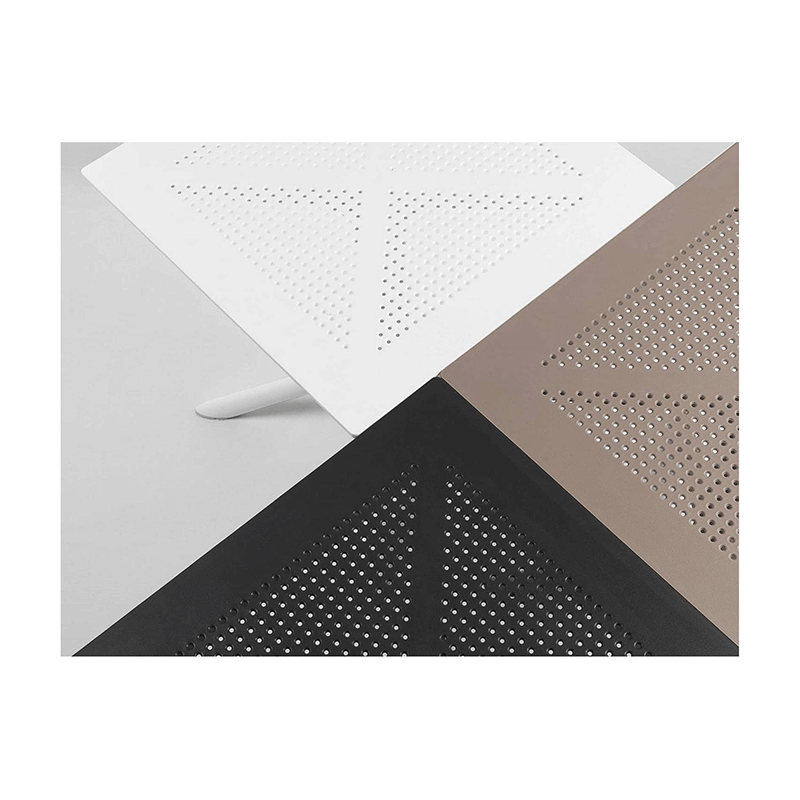 TABLE BISTROT CARRÉE PIEDS CENTRALE EXTÉRIEUR CLIP