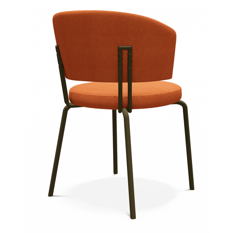 CHAISE MODERNE AVEC ACCOUDOIRS AERO TISSU