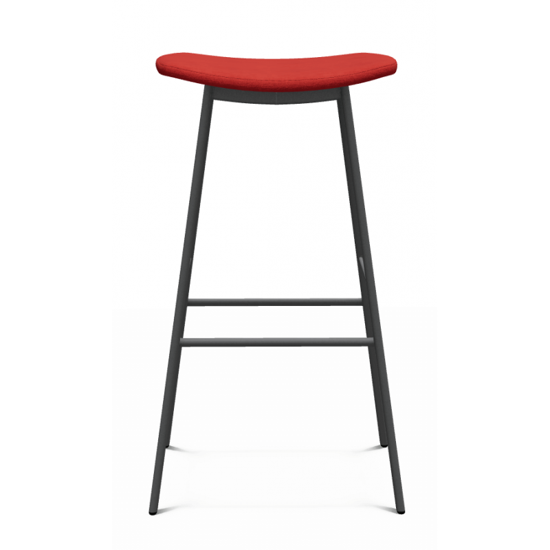 TABOURET SNACK D'APPOINT SANS DOSSIER BARAMI EN TISSU