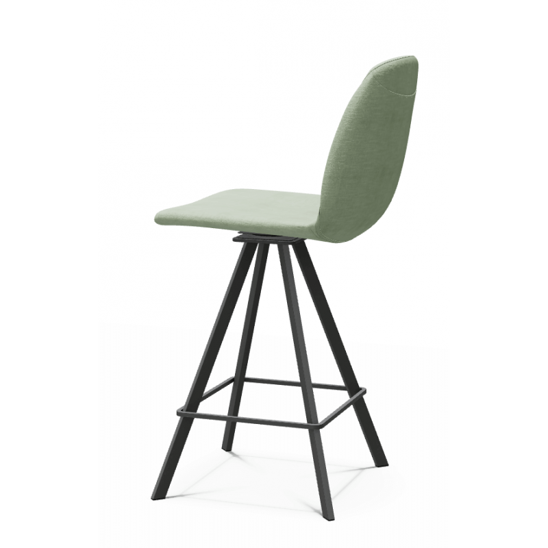 TABOURET CONTEMPORAIN PIVOTANT SNACK TISSU GIRONA