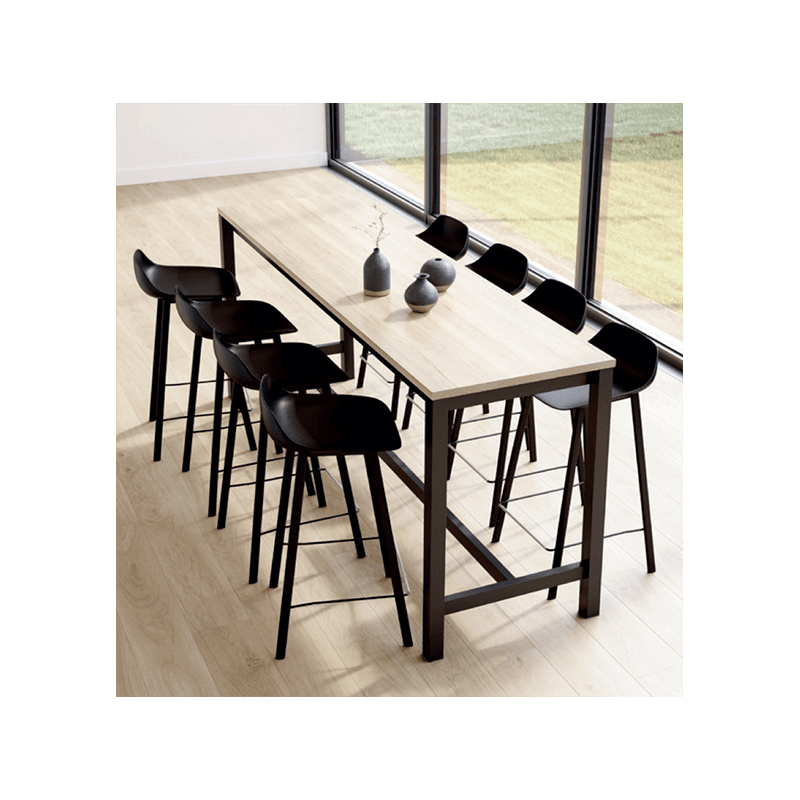 TABOURET SNACK EN PLYPROPYLÈNE DOSSIER BAS BARLOUIS