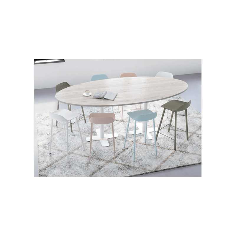 TABOURET SNACK EN PLYPROPYLÈNE DOSSIER BAS BARLOUIS