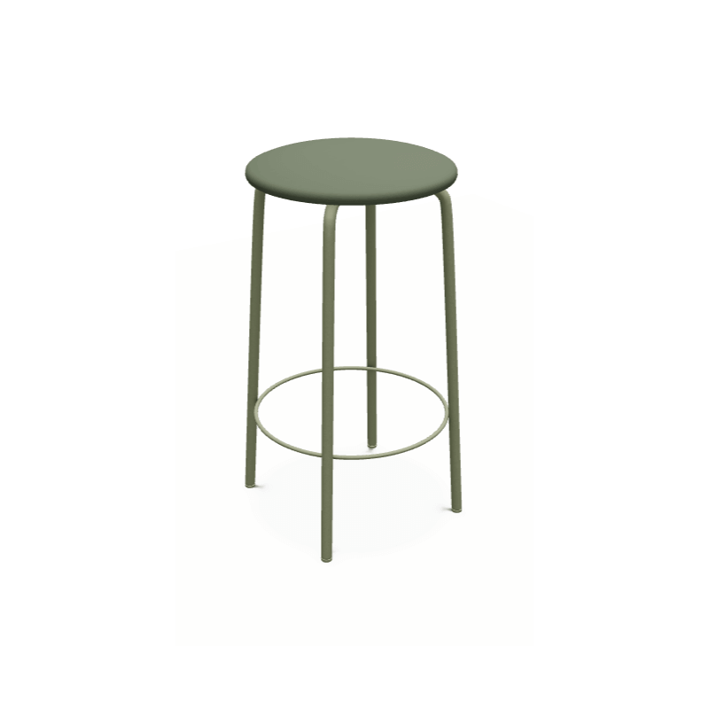 TABOURET SNACK SANS DOSSIER REMBOURRÉ NANTES EN SIMILICUIR