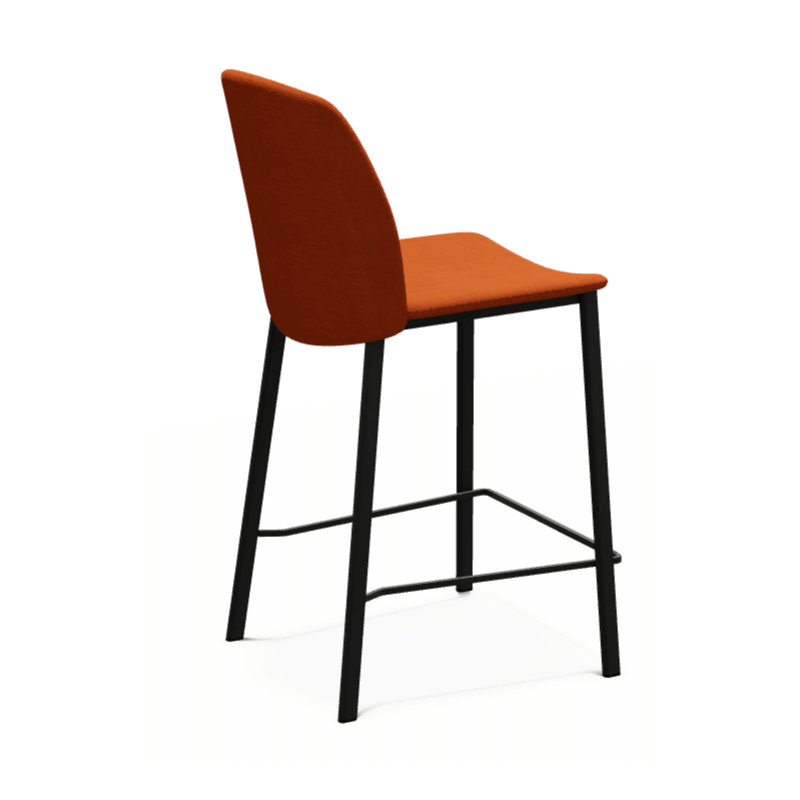 TABOURET SNACK CONTEMORAIN EN TISSU OLIVIA