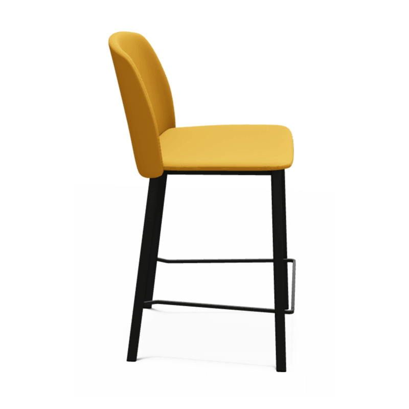 TABOURET SNACK CONTEMPORAIN EN SIMILICUIR OLIVIA
