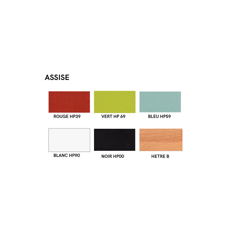 TABOURET SNACK SANS DOSSIER EN BOIS ET MÉTAL TABCOLLEGE