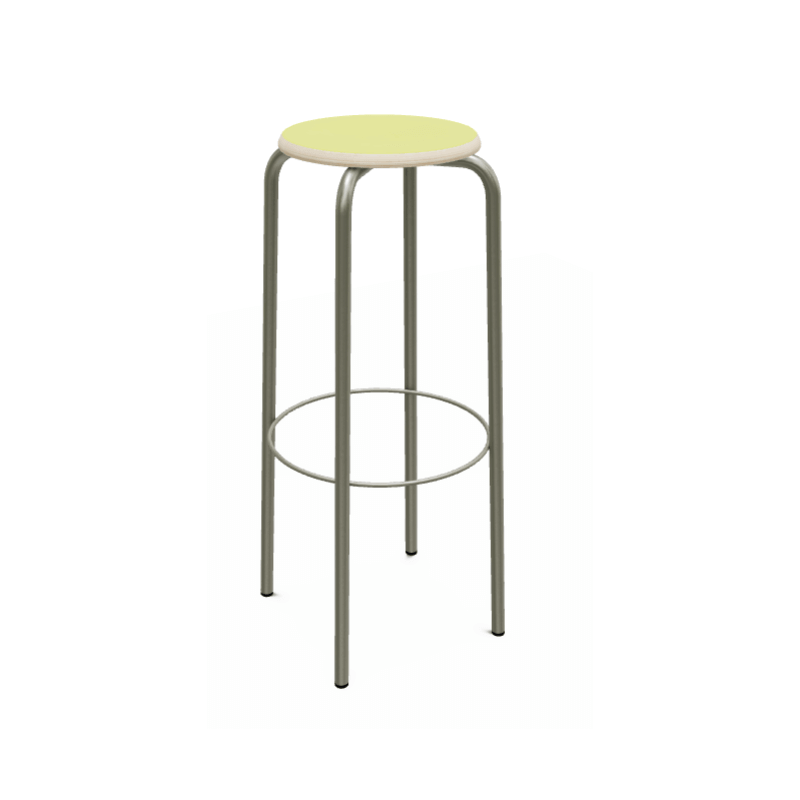 TABOURET BAR SANS DOSSIER EN BOIS ET MÉTAL TABCOLLEGE